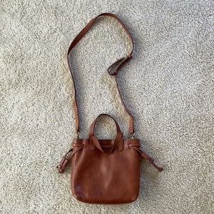Madewell Mini Transport Leather Tote